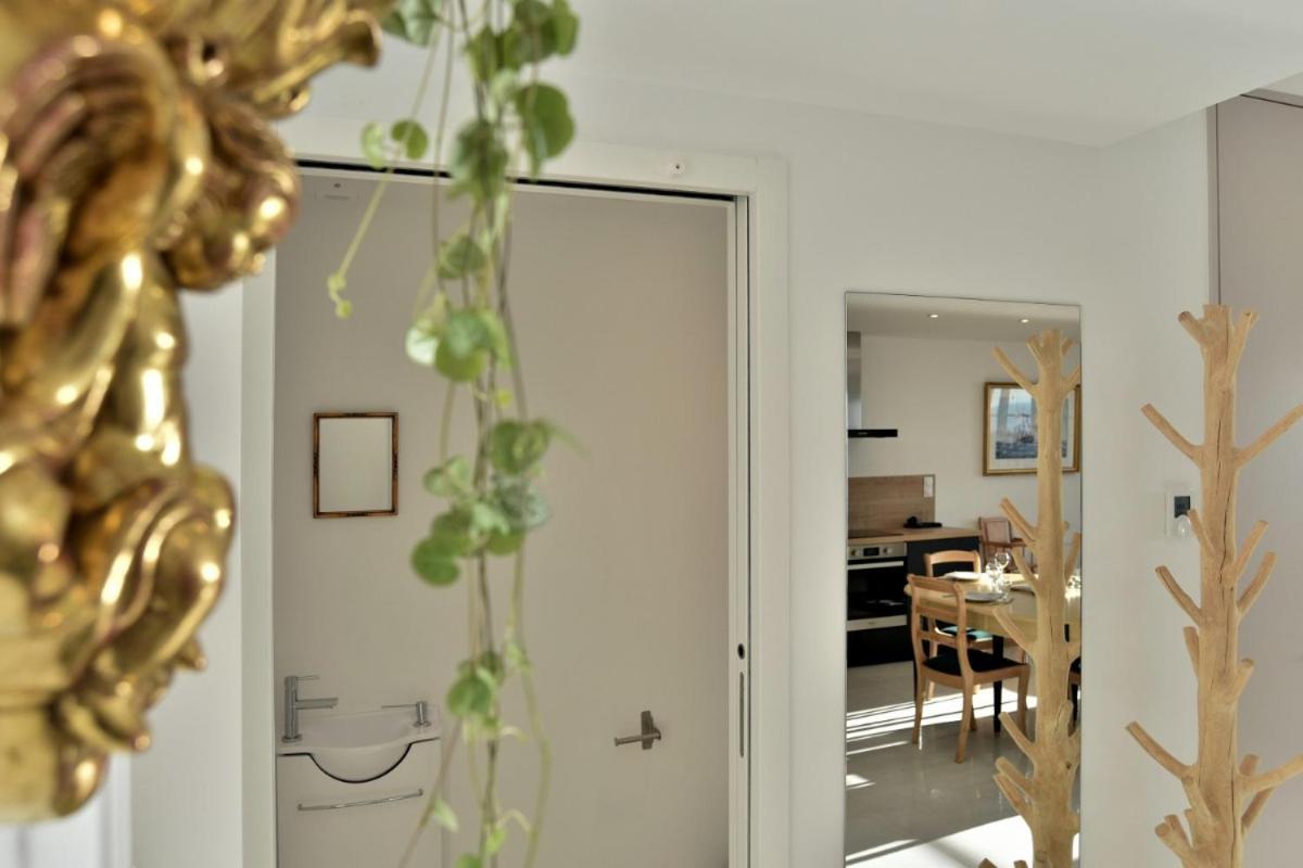 L Ostra 1, Appartement Haut Standing Front De Mer A Cancale Sur Le Port De La Houle Exterior foto