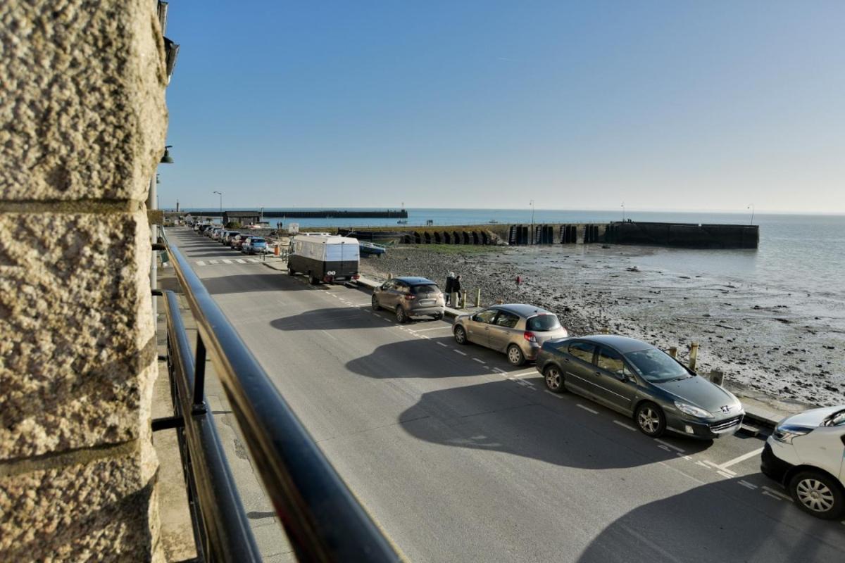 L Ostra 1, Appartement Haut Standing Front De Mer A Cancale Sur Le Port De La Houle Exterior foto